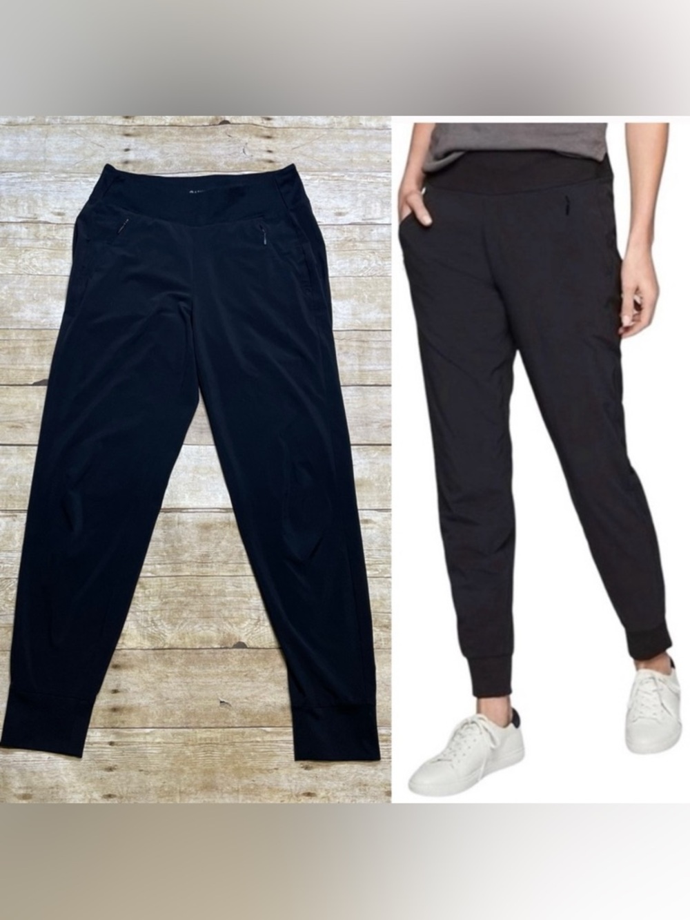 Athleta Black Soho Jogger Pants